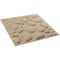 Ekena Millwork 19 5/8in. W x 19 5/8in. H Shale EnduraWall Decorative 3D Wall Panel Covers 2.67 Sq. Ft. WP20X20SLGBE - alternate 2